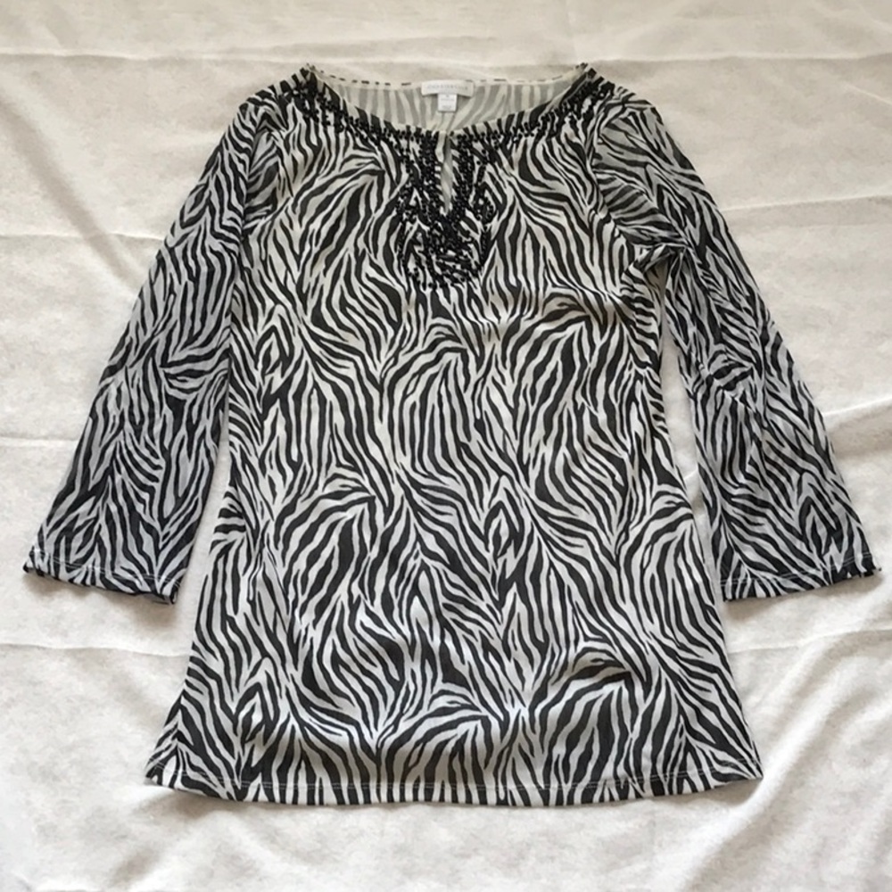 Zebra Print Top
